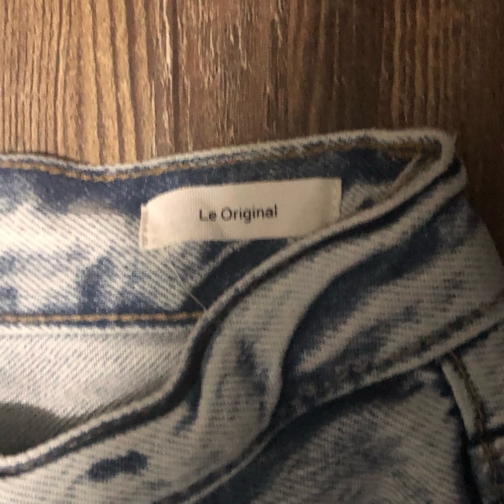 Frame Jeans Women's 24 Le Original Button Fly Straight Leg in Richlake Wash Deni - Picture 3 of 7